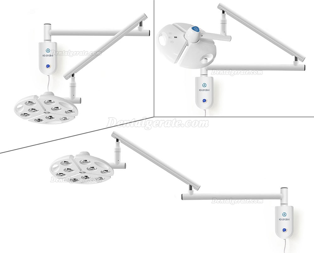 KWS KD-2012B-5 90W LED OP-Leuchte f&uuml;r die Zahnarzt / Schattenfreie Lampe (Wandmontierte)